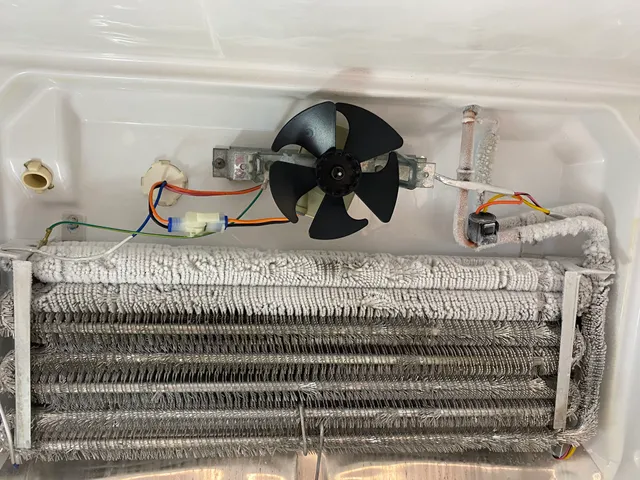 Refrigerator cooling components during repair